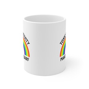 Toxic Positivity Mug, Mental Health Mug, Therapist Mug, Counselor Mug, End Stigma, End Toxic Positivity, Funny Mental Health, Cancer Mug image 5