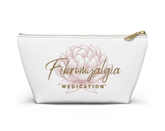 Bolsa para fibromialgia, bolsa médica, estuche para accesorios, regalo para fibromialgia, bolsa con cremallera, guerrera de la fibromialgia, regalo para enfermedades crónicas, concienciación sobre la fibromialgia, para ella