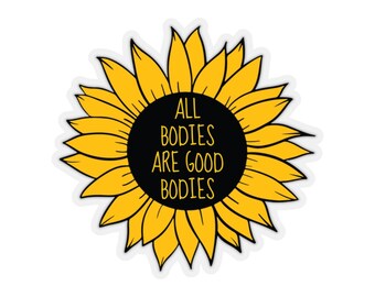 Self Love Sticker, Body Positive, Anti-Diet Sticker, Fat Positivity, HAES Counselor, EDNOS Recovery, Recovery Gift, Intuitive Eating