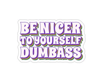 Mental Health Sticker, Therapist Sticker, Self Care Sticker, Bipolar Disorder, Funny BPD Sticker, Anxiety Sticker, Positivity Stickers