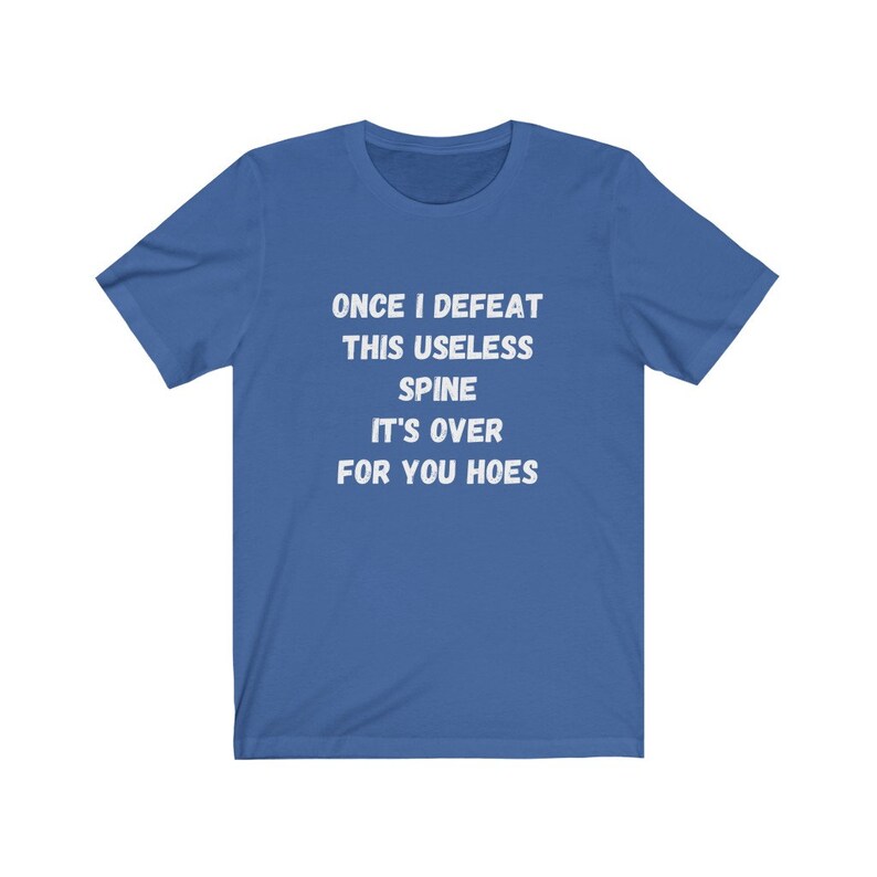 Skoliose Shirt, Spinal Fusion, Wirbelsäulen-Chirurgie-Geschenk, Skoliose-Bewusstsein, lustiges Skoliose-T-Stück, Skoliose-Krieger, Rücken-Chirurgie, unbrauchbare Wirbelsäule True Royal