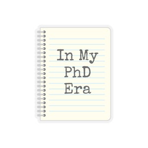 PhD Sticker, PhD Graduation, Doctor Sticker, Grad School Sticker, PhD Student Gift, Thesis Sticker, Dissertation Sticker, Funny Student Gift