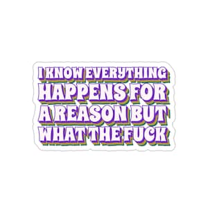 Mental Health Sticker, Positivity Sticker, Therapy Sticker, BPD Sticker, Bipolar Disorder, Self Care, End Stigma, Chronic Illness Stickers