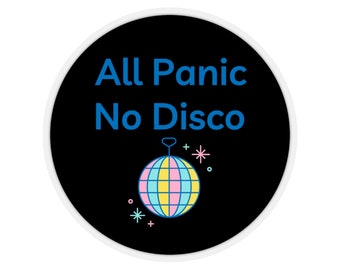 Anxiety Sticker, PTSD Sticker, Mental Health Gift, Panic Sticker, Therapy Sticker, BPD Gift, Bipolar Disorder, Depressed Sticker, End Stigma