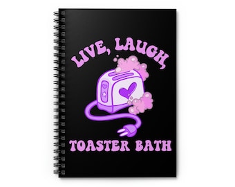 Funny Mental Health Notebook, Self Care Journal, Dark Humor Gifts, Sarcastic Humor, Live Laugh, Alive Out of Spite, Sarcastic Parody Gifts