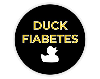 Diabetes Sticker, Duck Fiabetes, Diabetes Month, World Diabetes Day, Type 1 Diabetes, T1D Sticker, Diabetes Awareness, Type 2 Diabetes
