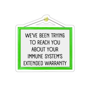 Immune System Sticker, Chronic Illness Sticker, Autoimmune Disease Sticker, Flare Day Sticker, Funny Spoonie Sticker, Cute Arthritis Sticker