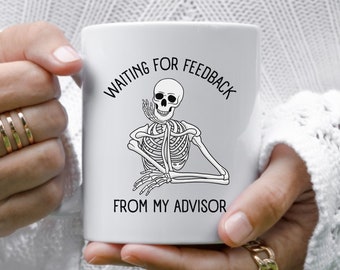 Taza divertida para doctorado, taza para estudiantes de posgrado, taza para maestría, taza para máster en ciencias, taza para máster en bellas artes, taza para doctorado, taza para disertación, taza para tesis, taza de café para la escuela de posgrado