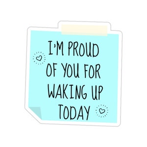 Self Care Sticker, Empowerment Gift, Positivity Sticker, Mental Health Sticker, Depression Sticker, Anxiety Sticker, End Stigma, BPD Sticker
