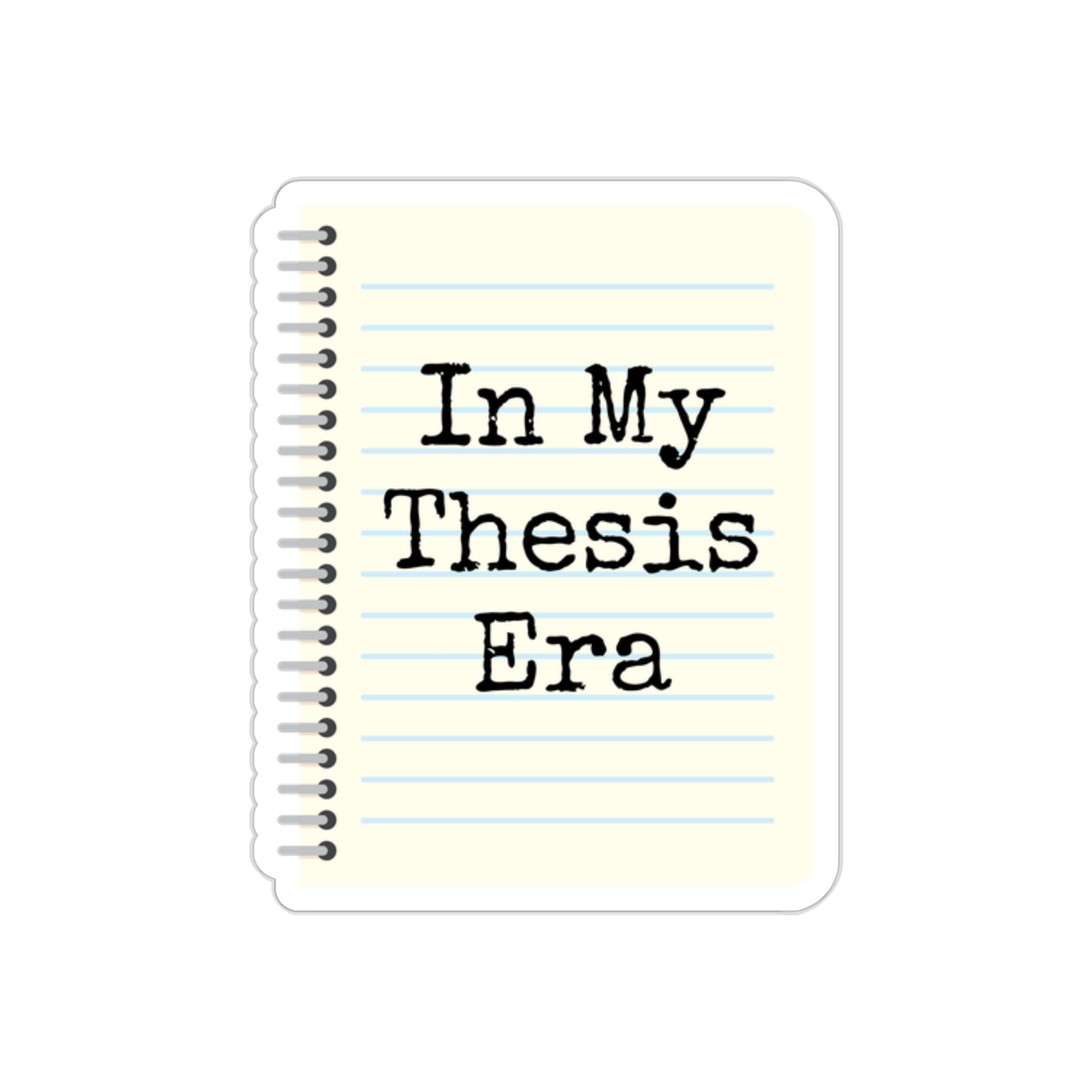 Thesis Sticker, Grad Student Sticker, Phd Sticker, Masters Student ...