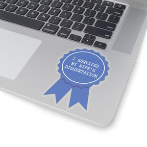 PhD Graduation Gift, PhD Sticker, Dissertation Sticker, Doctorate Sticker, PhD Candidate, New Doctor Gift, Graduate School Gift, Dr Stickers image 7