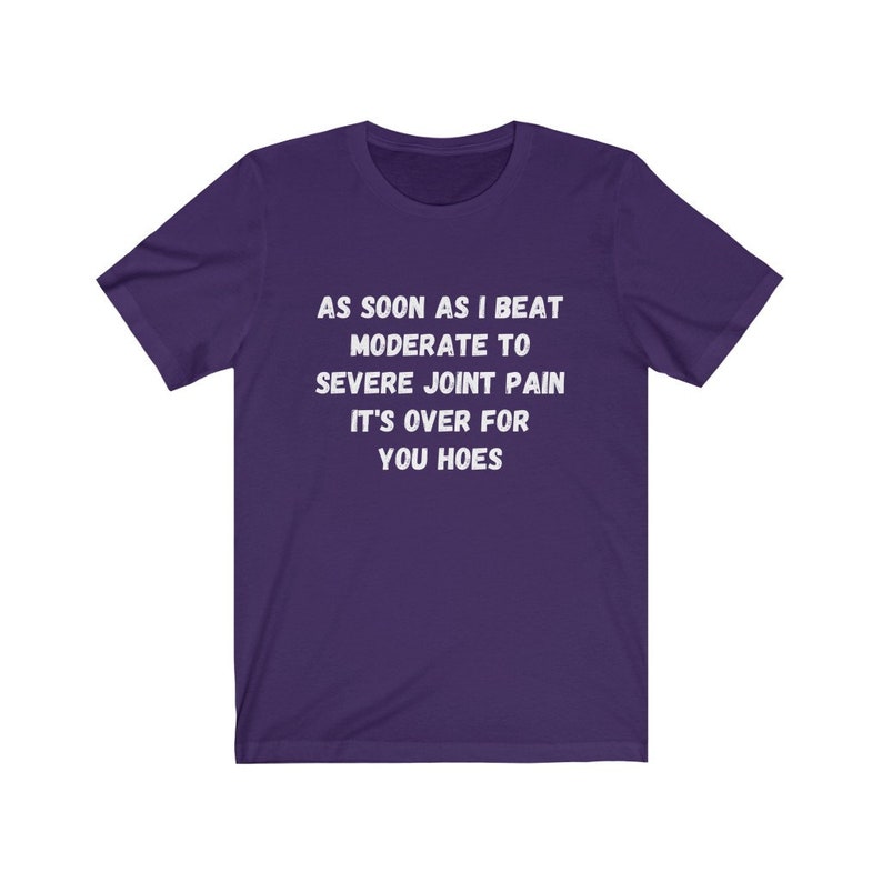 RA Shirt, Rheumatoid Arthritis, Joint Pain Shirt, Chronic Illness Shirt, Funny RA Gift, Arthritis Warrior, Arthritis Awareness, Gift for Her Team Purple