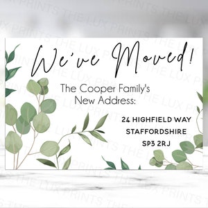 Gepersonaliseerd We hebben D3 Eucalyptus DIGITALE Uitnodiging Die We Bewerken Voor U Housewarming Party Nodigt Kaarten Volwassenen Familie