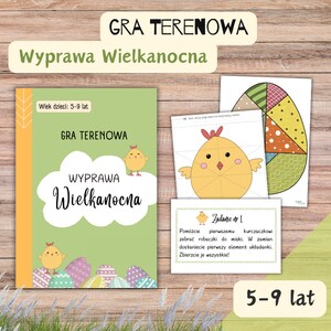 Outdoor game for children - Easter Expedition - Nature education - Outdoor game - Forest kindergarten - PDF digital product