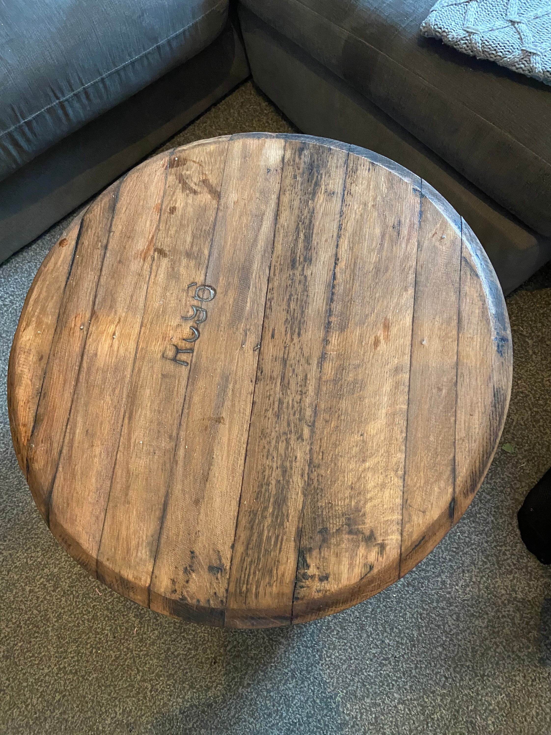 Whisky Barrel Coffee Table Coffee Table Hand Made Unique Etsy UK