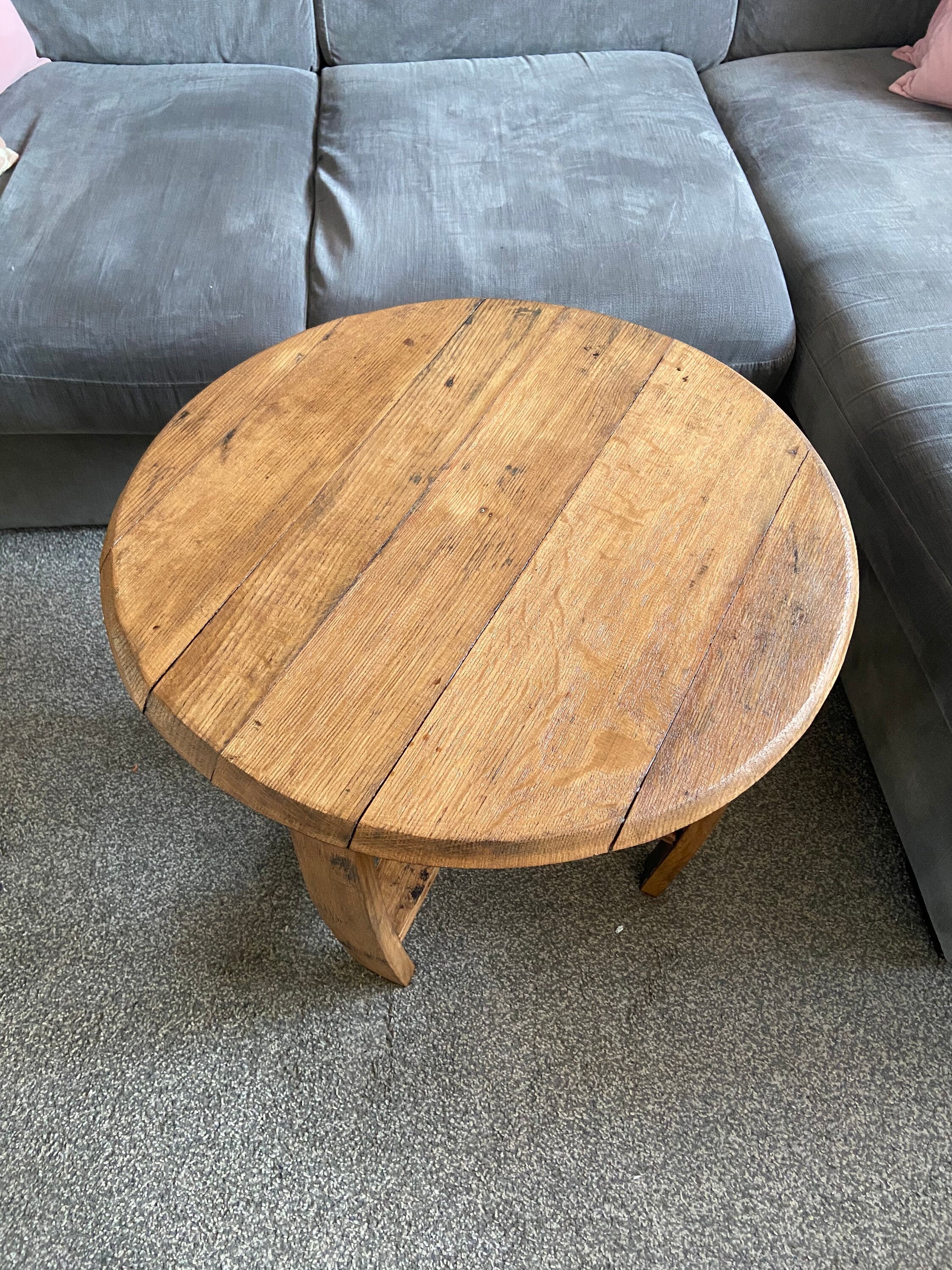 Whisky Barrel Coffee Table Coffee Table Hand Made Unique Etsy UK