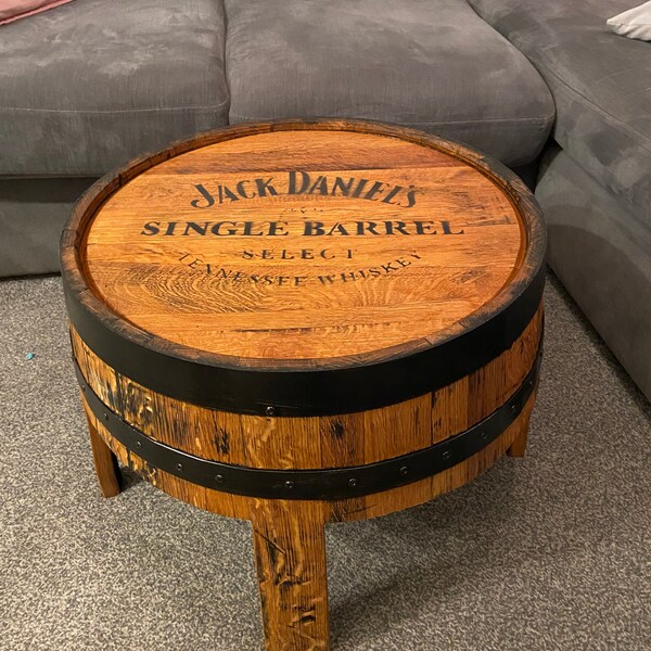 Whiskey Barrel Table Etsy UK