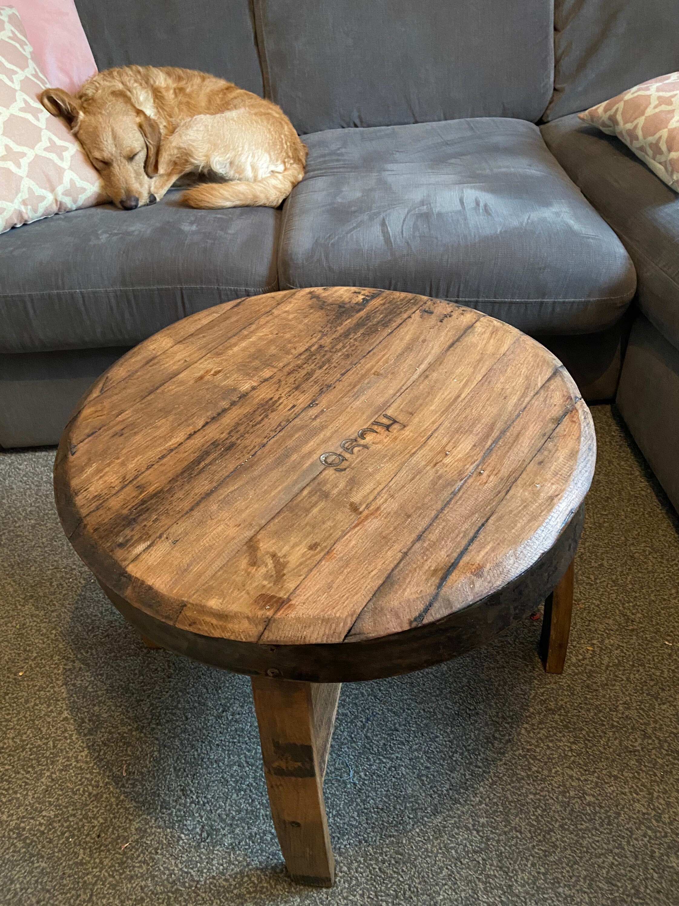Whisky Barrel Coffee Table Coffee Table Hand Made Unique Etsy UK