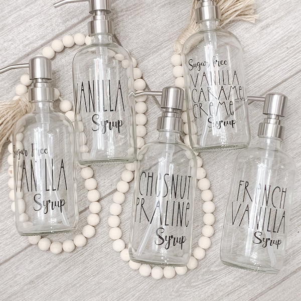 Coffee Syrup Dispenser Etsy