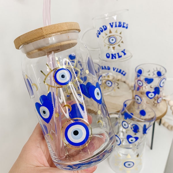 Evil eye Cup | evil eye cup, Coffee cup, Gift Mug, Cup, hot chocolate, protection mug, good vibe mug, buenas vibras cup, Turkish evil eye