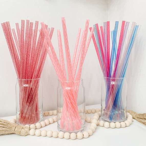 Reusable Swirl Straw Venti Extra Long Colored Straws -  in