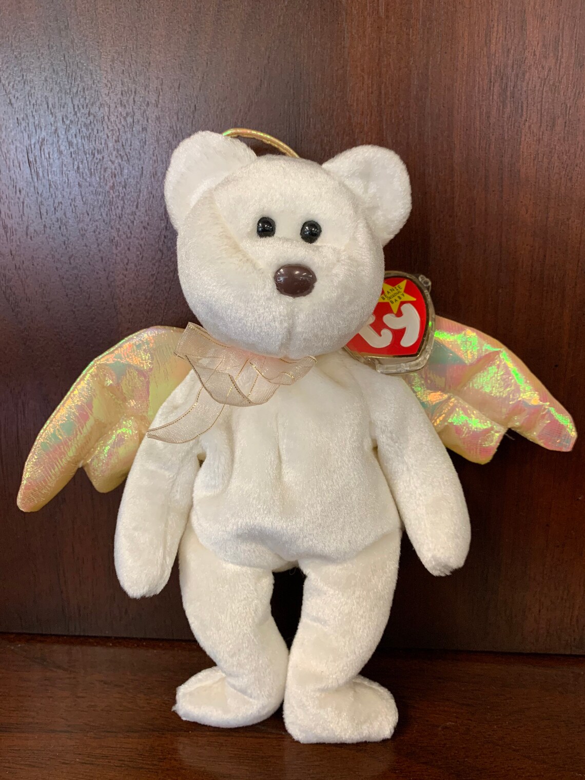 Halo Ty Beanie Baby: MINT Condition Halo Bear with ERRORS | Etsy