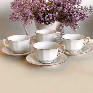 Price is for 1 Cup and 1 Saucer. Rare Antique 1870-1900 Royal Copenhagen No. 21-8562 Palace Demitasse Cup and Saucer Set. White Porcelain