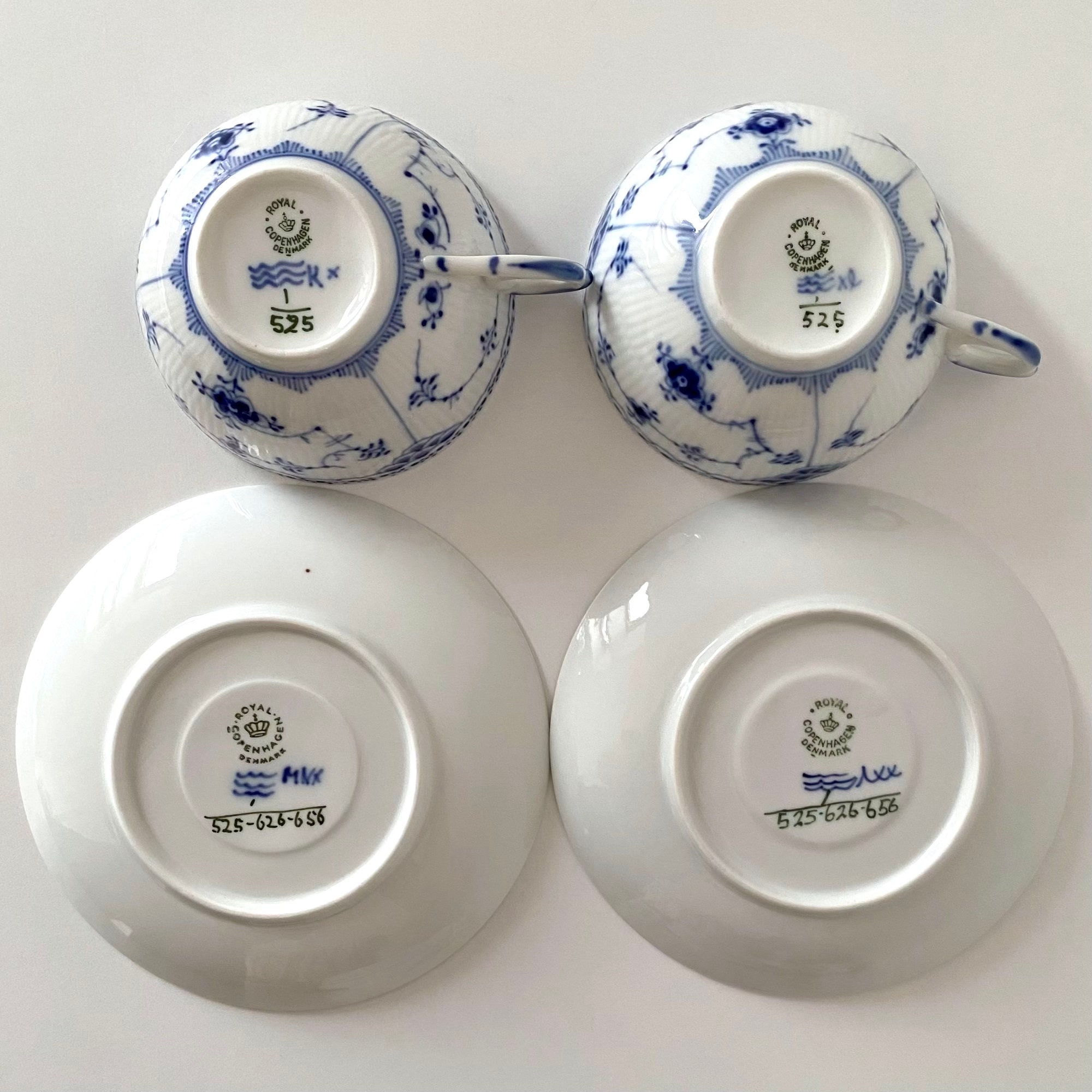 Price is for 1 Cup and 1 Saucer. Large Royal Copenhagen Tea Price is for 1 Cup and 1 Saucer. Large Royal Copenhagen Tea