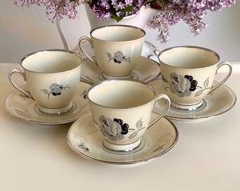 Kjøbenhavns Porcellains Maleri KPM Black Rose Antique 1910 Kjøbenhavns Porcellains Maleri KPM Black Rose Antique 1910