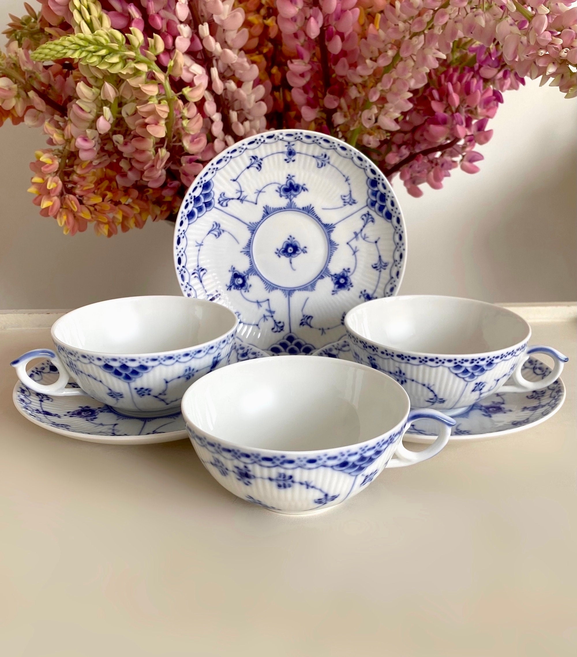 Price is for 1 Cup and 1 Saucer. Large Royal Copenhagen Tea Price is for 1 Cup and 1 Saucer. Large Royal Copenhagen Tea
