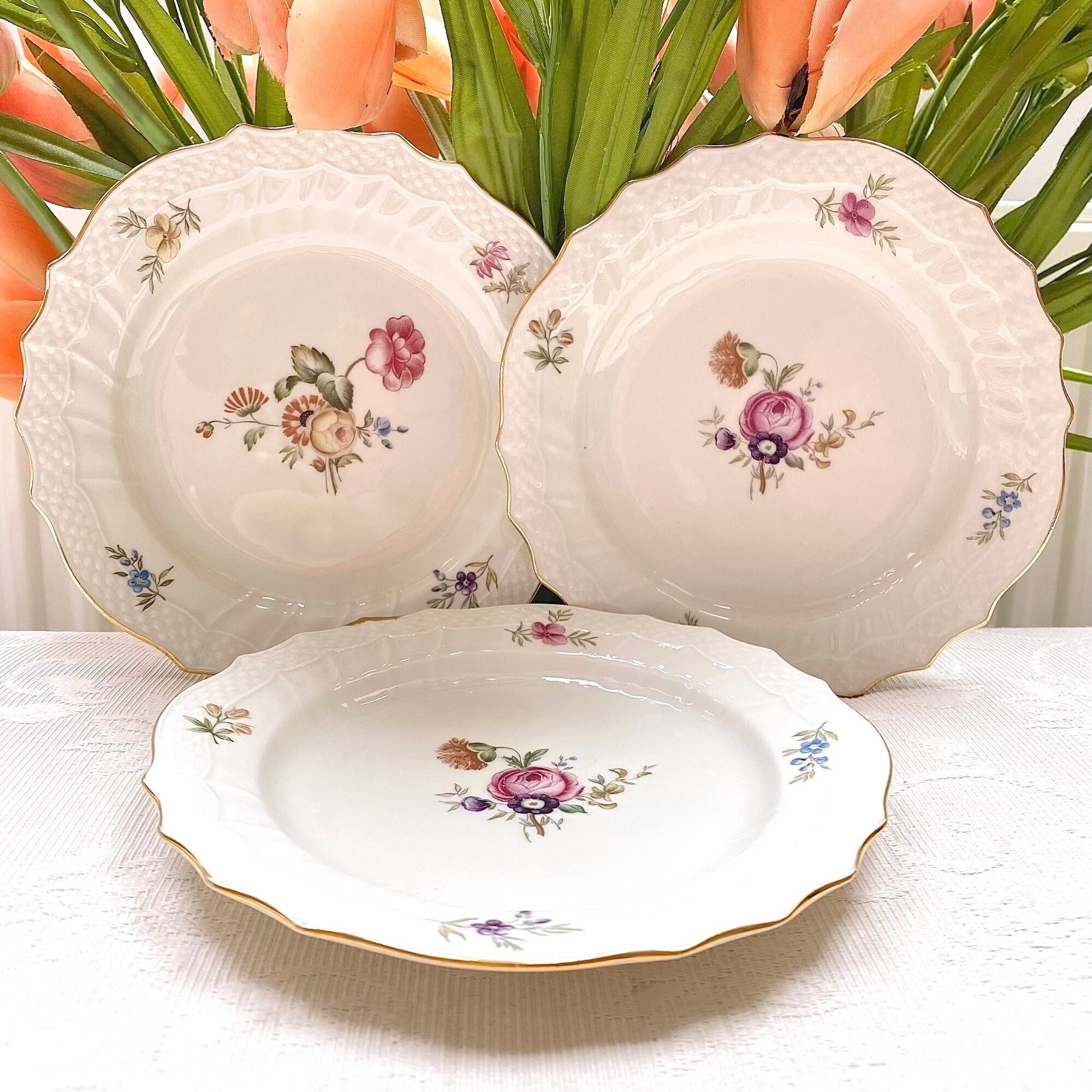 1円～ROYAL COPENHAGEN ロイヤルコペンハーゲン ブルー フルーテッド ハーフレース ティーカップ＆ソーサー C&S 2客セット 8080