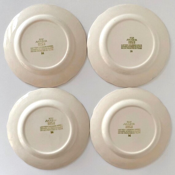Buy Price is for 1 Plate. Arabia Made in Finland 17 Cm Diameter 