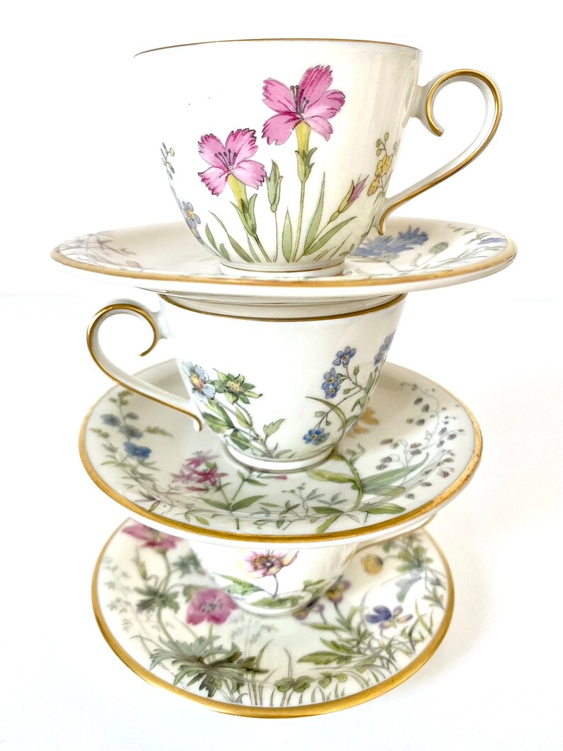 K&A Krautheim Selb Bavaria Demitasse Cup and Saucer Set With Etsy