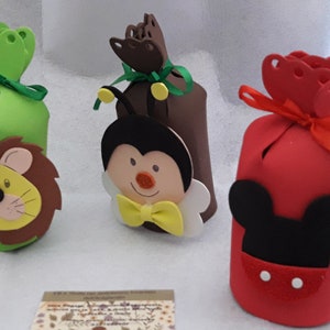 Sacchetti in Fommy per Feste (per cioccolatini, caramelle o confetti)
