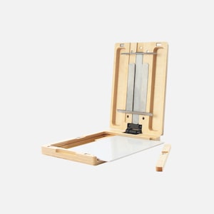 Trípode Para Caja De Pochade (Caballete De Pintura) - Ligero, Plegable Y Ajustable, Soporta Hasta 12 Kg