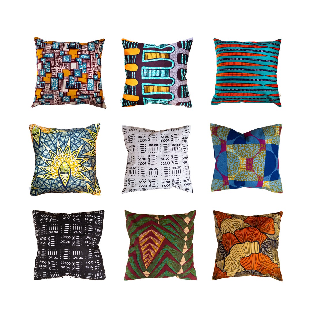 African Pillow Covers, Colorful Throw Pillows, Unique Home Gifts Etsy