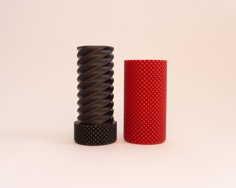 Knurled Cylinder Twist Container Fidget Toy Etsy