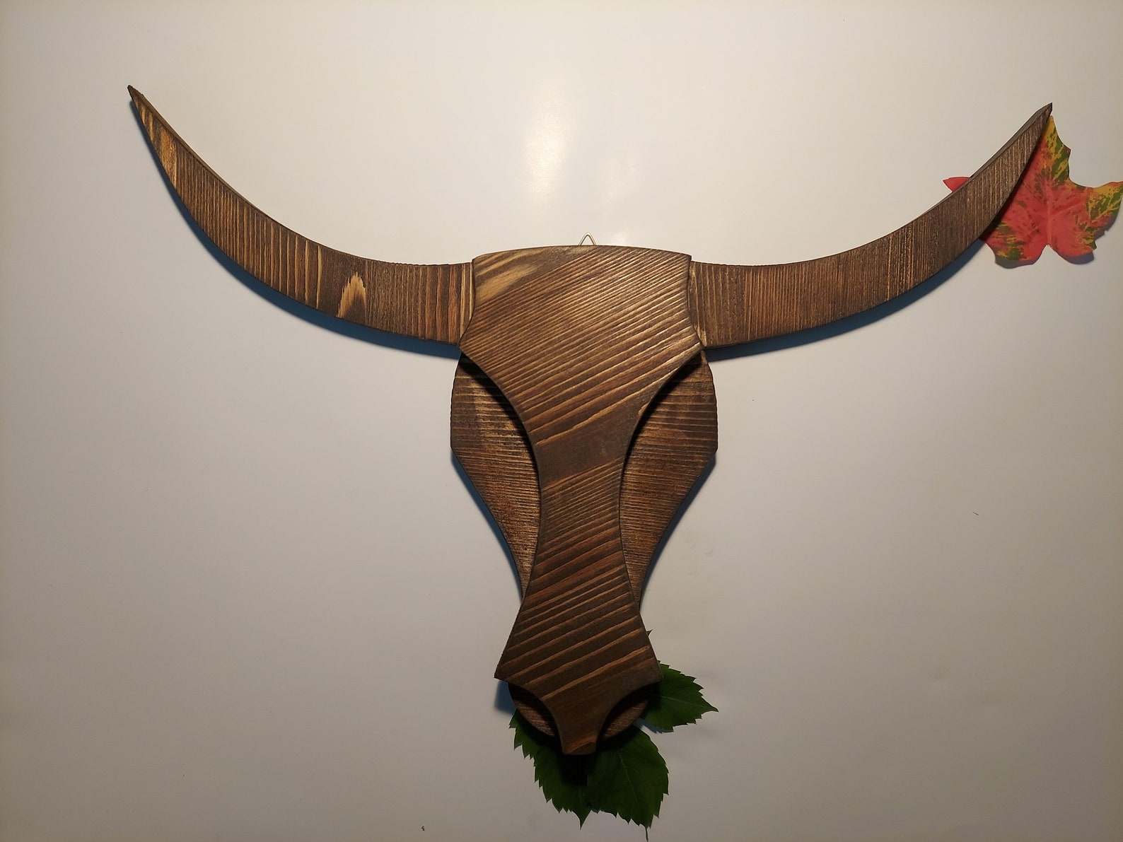 Wood Wall Decor Ox Bull Head Wall Sconces Wood Decorative Wall Etsy