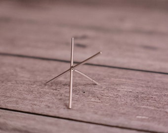 Prong earring settings for stones, four prong earring settings, silver earring settings claw earring settings, handmade earring settings diy