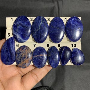 Sodalite Natural Cabochons, gemstone for jewelry making, wire wrapping, ring pendant setting
