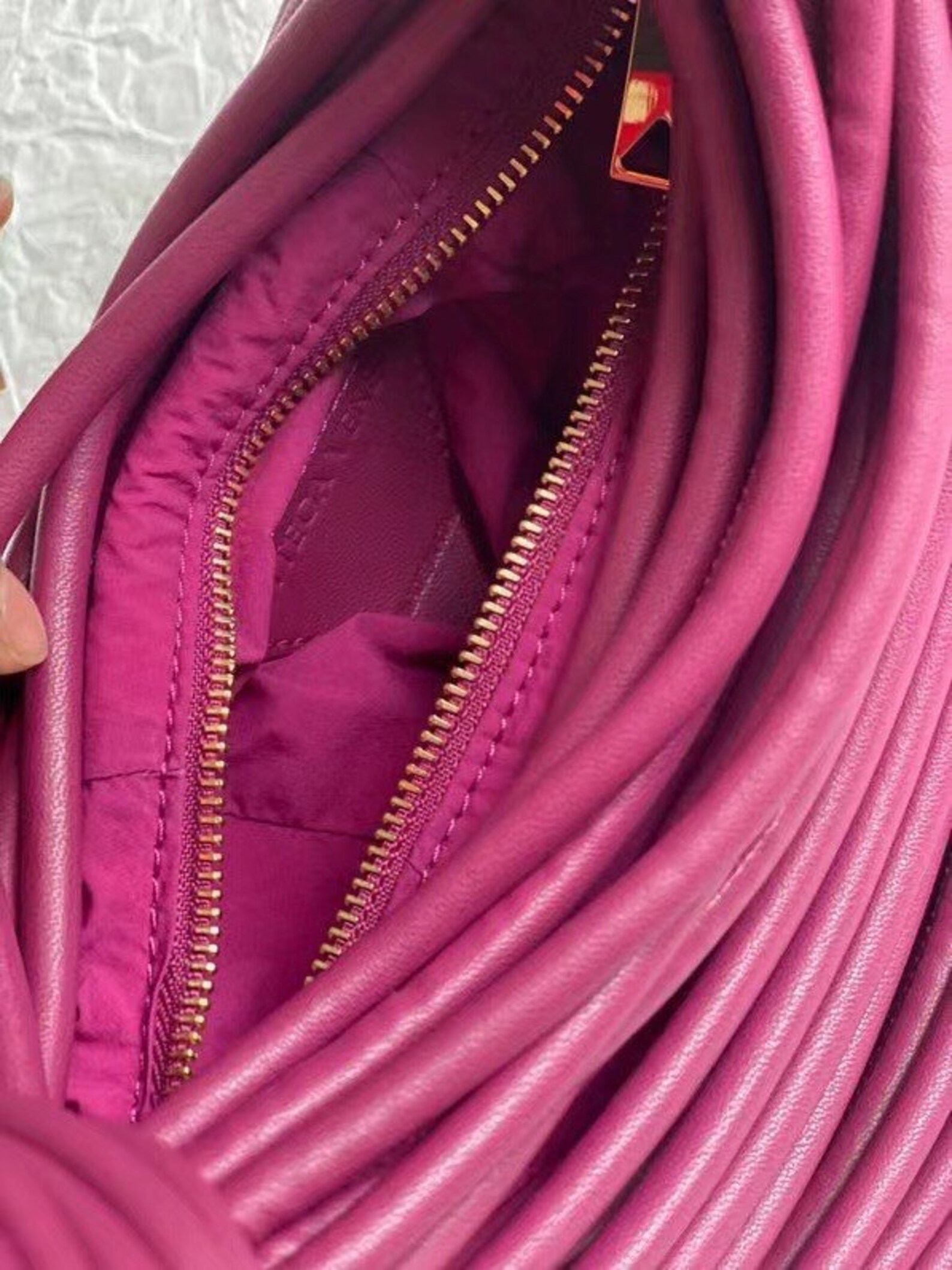 Mini Tubular Leather Top Handle Bag Genuine Lamb Skin Bag Etsy