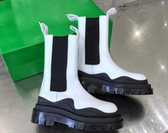 Two Color Boots - Etsy