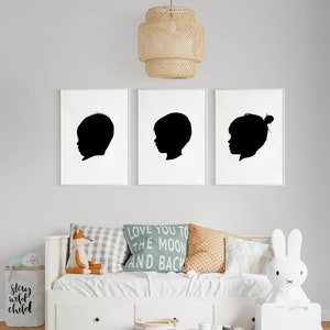Aangepaste silhouet * DIGITALE PRINT *