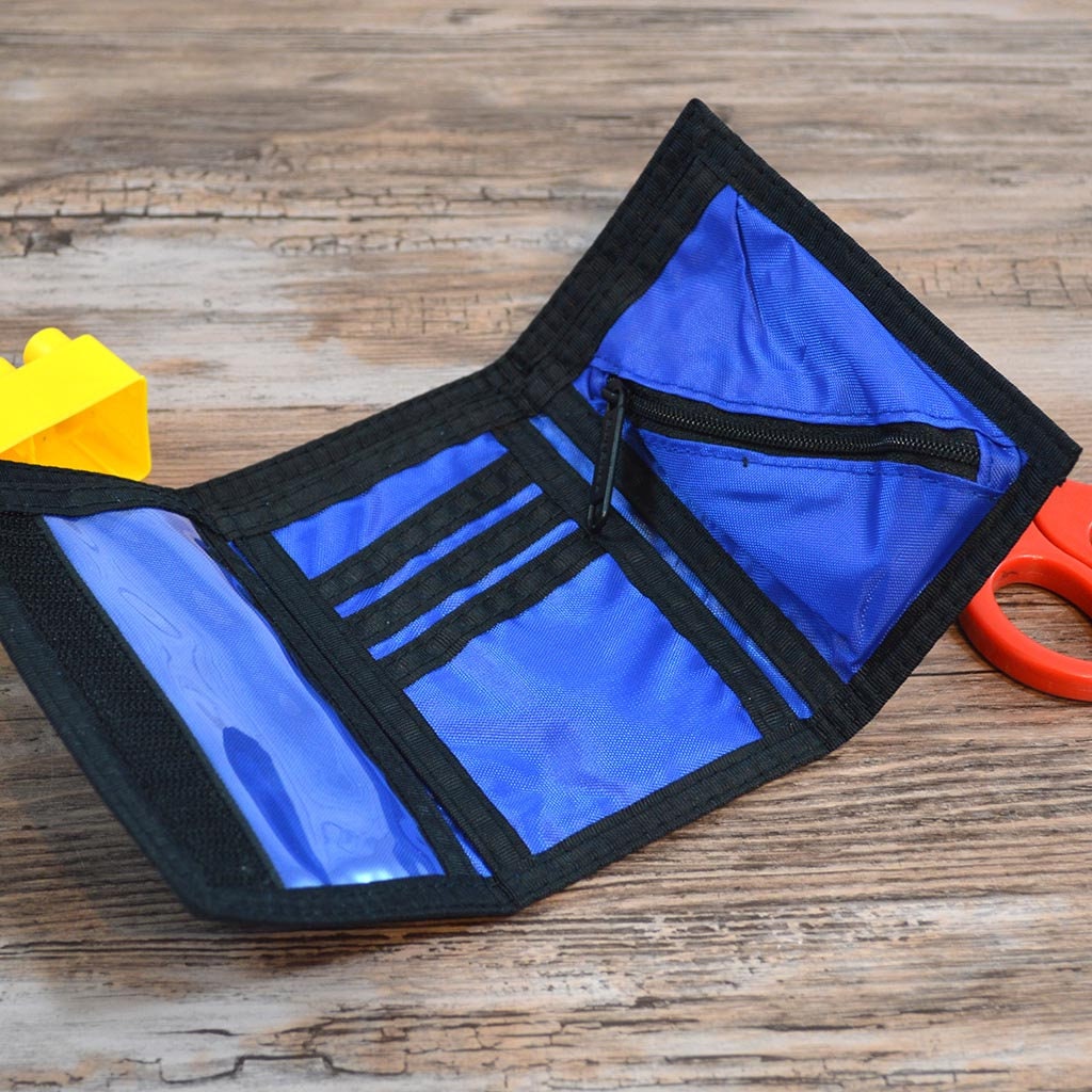 Personalised Wallet for Small Boys Nursery School Blue Kids Etsy New