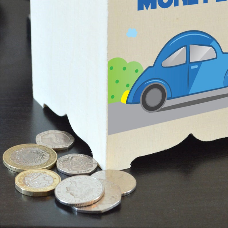 Personalised Childrens Money Box Kids Cute/boys/piggy Etsy