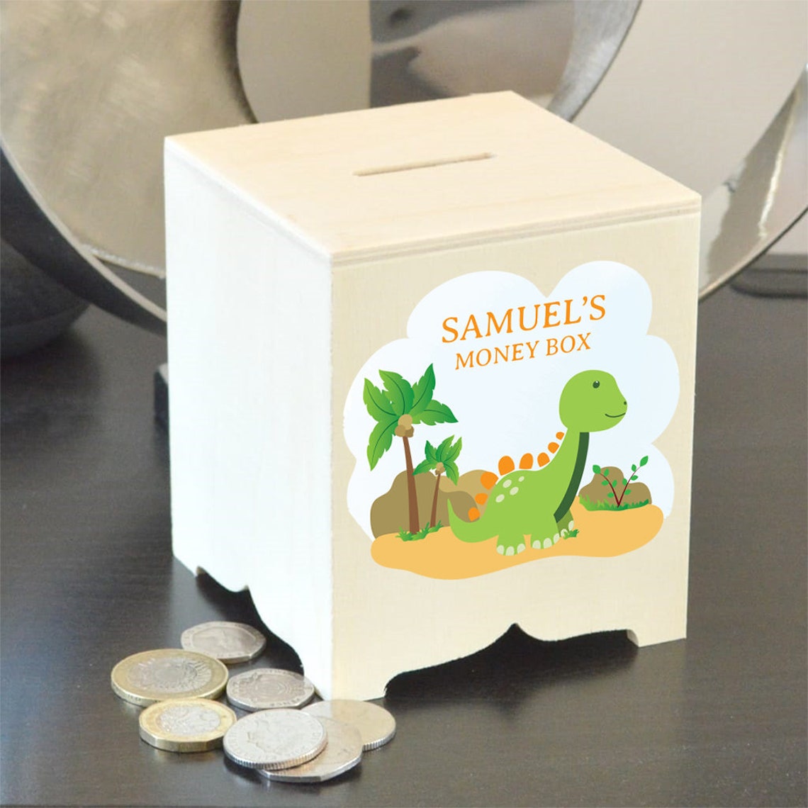 Personalised Childrens Money Box Kids Cute/boys/piggy Etsy