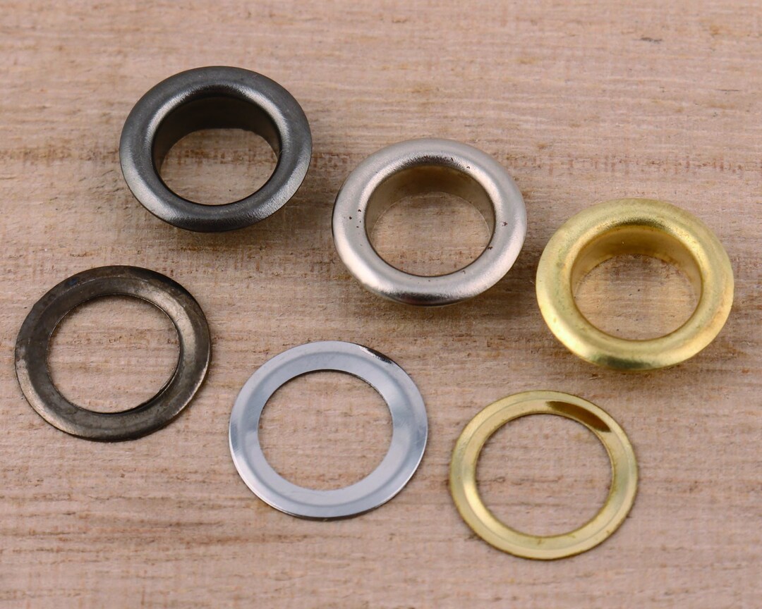 8mm Inner Round Grommet Eyelet With Washer Fastener Eyelet Metal