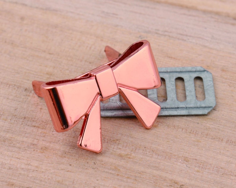 2517mm Bag Label Metal Tags With Feet For Personalized Handcrafted Purse Label Handmade Label Purse Findings Purse Label Bag Handmade Label A(rose gold)