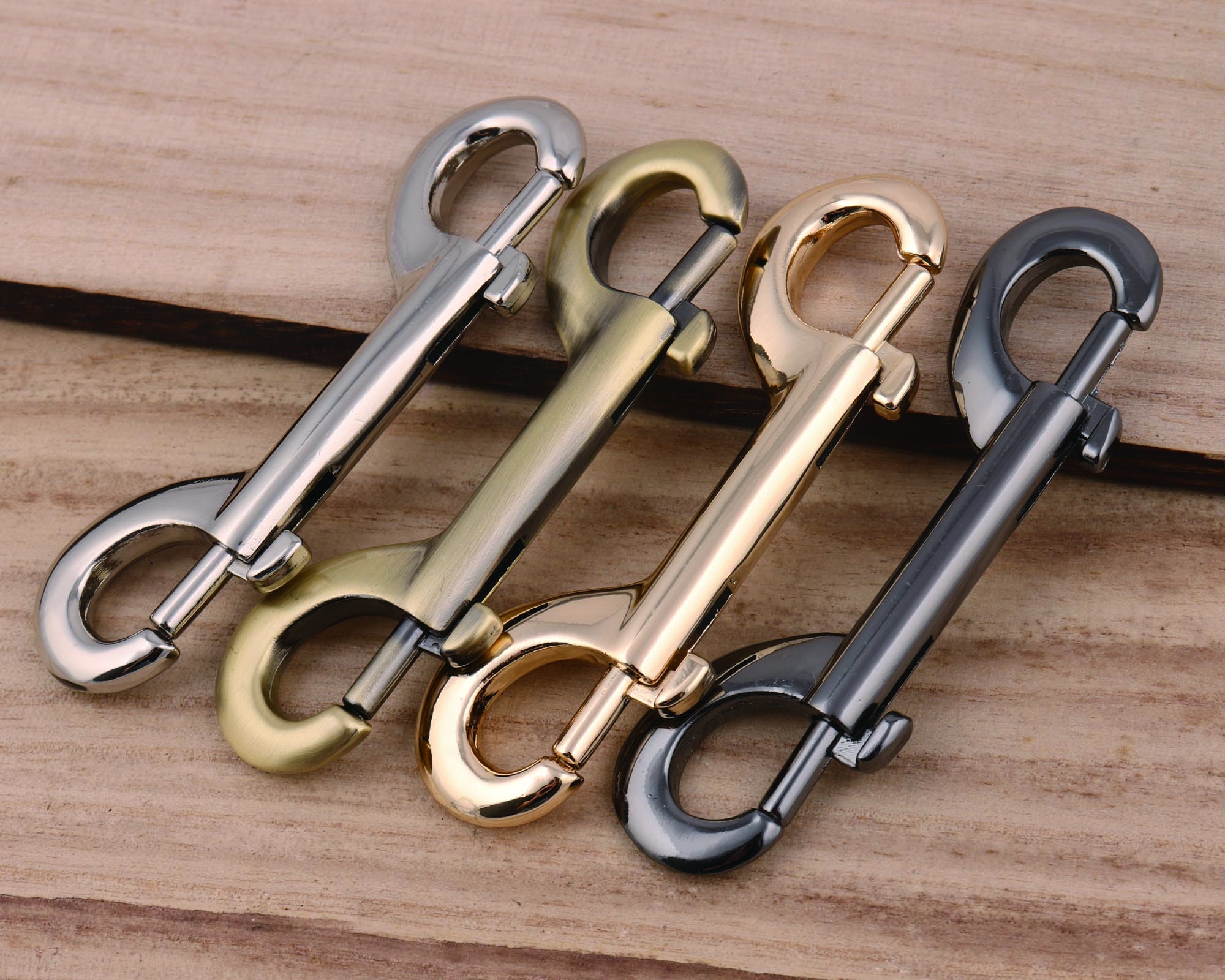 4pcs Tiny Swivel Snap Hook Push Gate Lobster Clasps Quality Clips