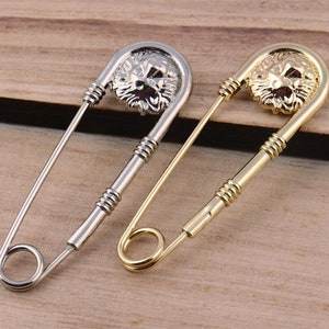 Colourful Saree/safety Pins Brooch One Side of Safety Pin Decorated With  Diamonds Set of 12,decorative Safety Pins 